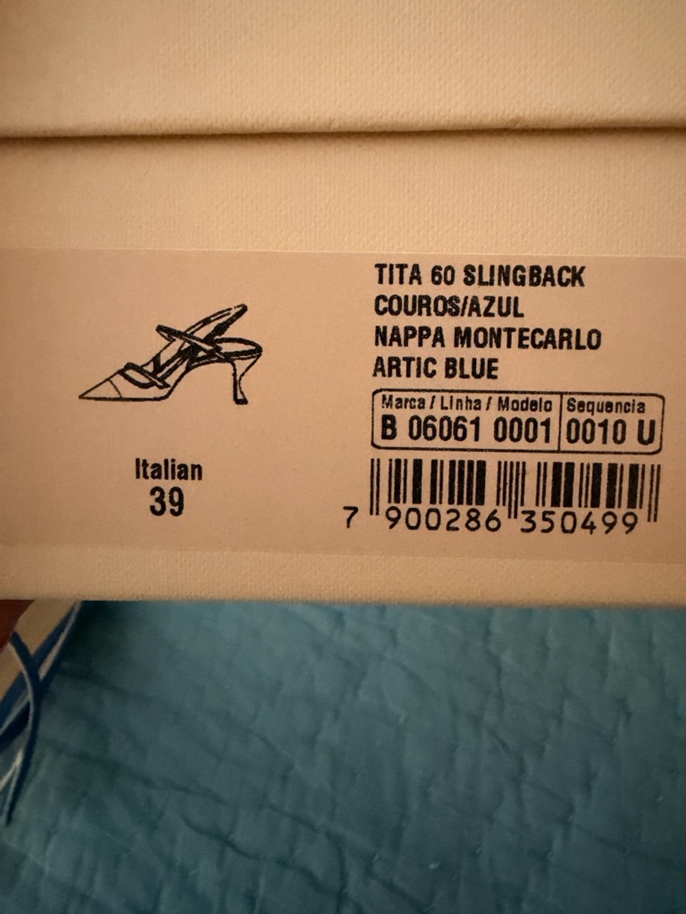 NWT Alexandre Birman Periwinkle Blue Leather Strappy Slingback Pumps - Picture 5 of 5